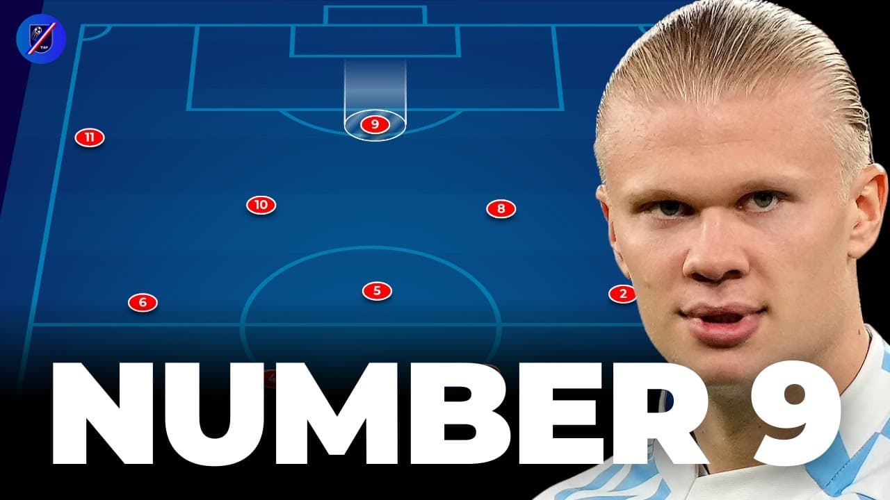 The Tactical Roles of a GOOD NUMBER 9 — All four functions explained