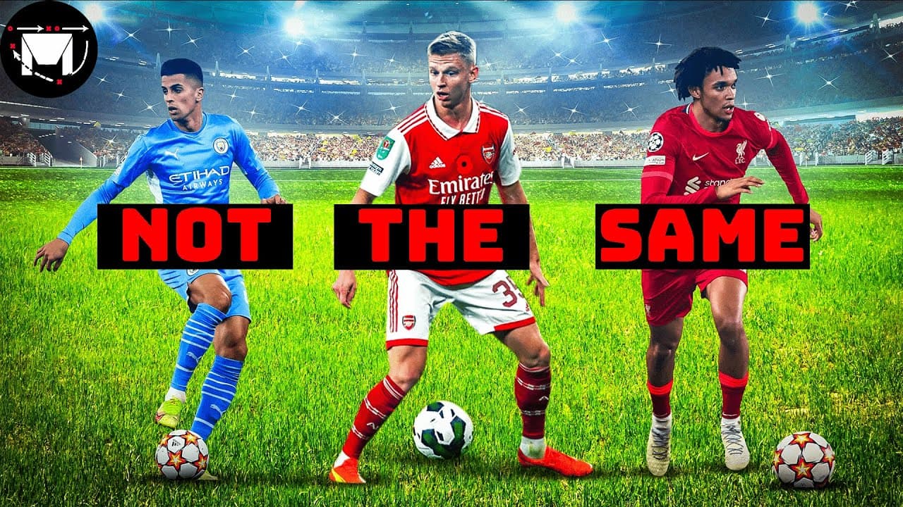 The Tactical Role of Different Inverted Fullbacks — Cancelo vs Zinchenko